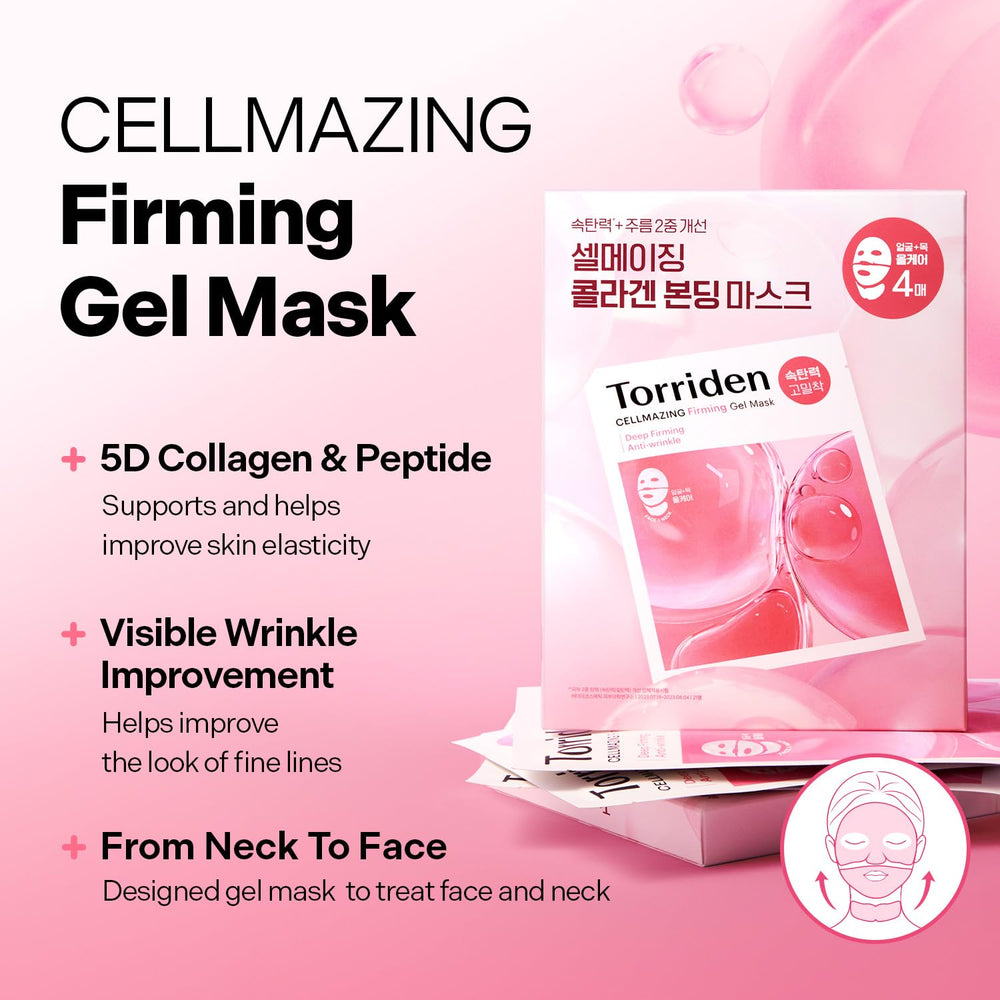 Torriden embossed gel sheet close-up highlighting snug fit