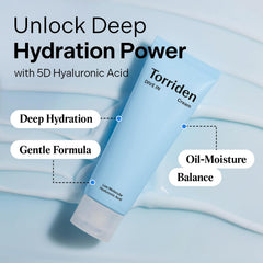 Torriden cream texture close-up illustrating smooth lightweight hydration