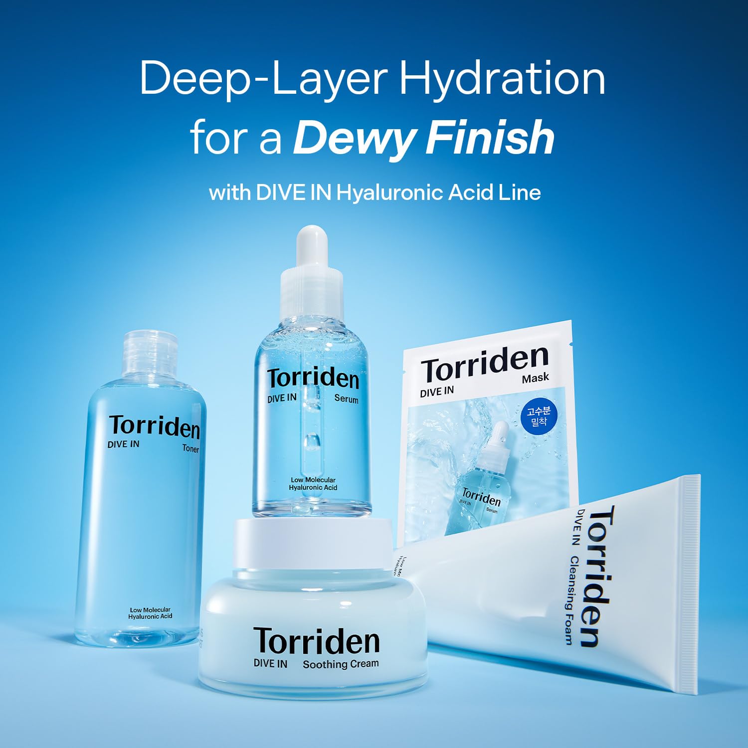 Torriden serum applied in bathroom routine illustrating fast absorption