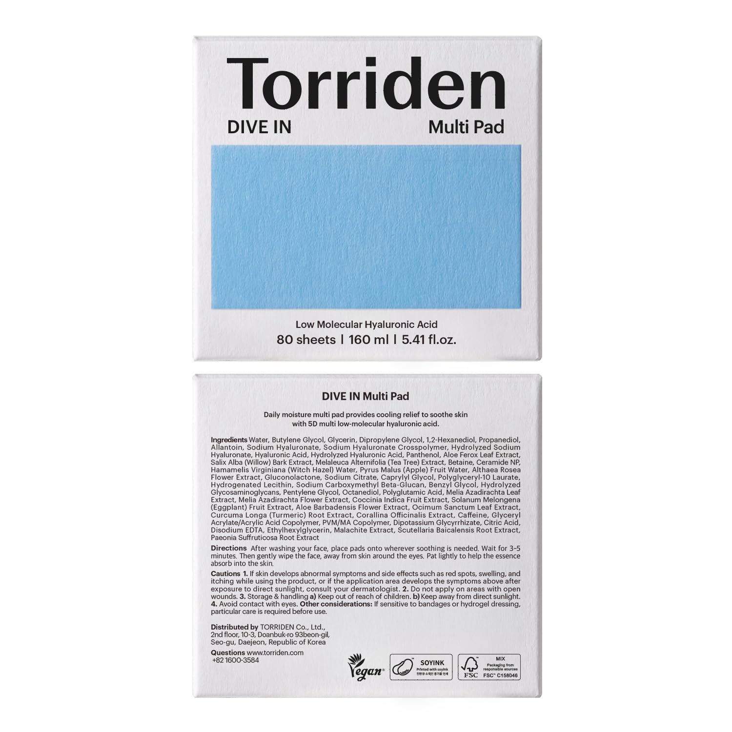 Torriden pads on bathroom counter in lifestyle scene for everyday hydration use
