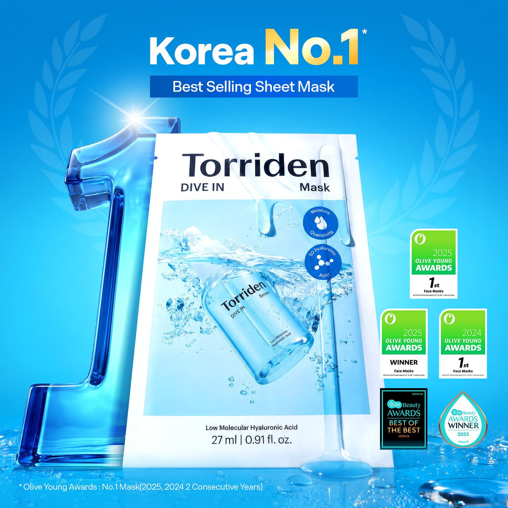 Close-up of Torriden sheet texture highlighting dense serum retention for hydration