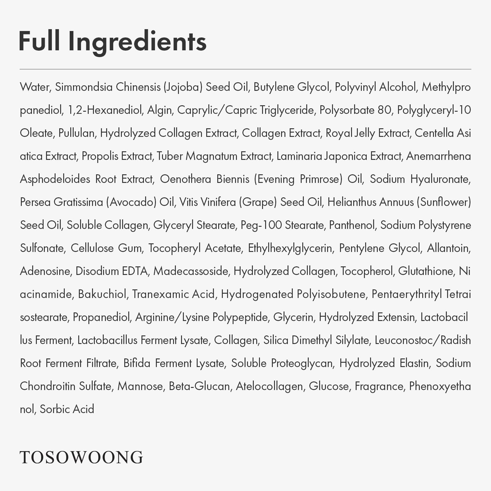 TOSOWOONG mask on bathroom vanity portraying simple at-home spa benefit