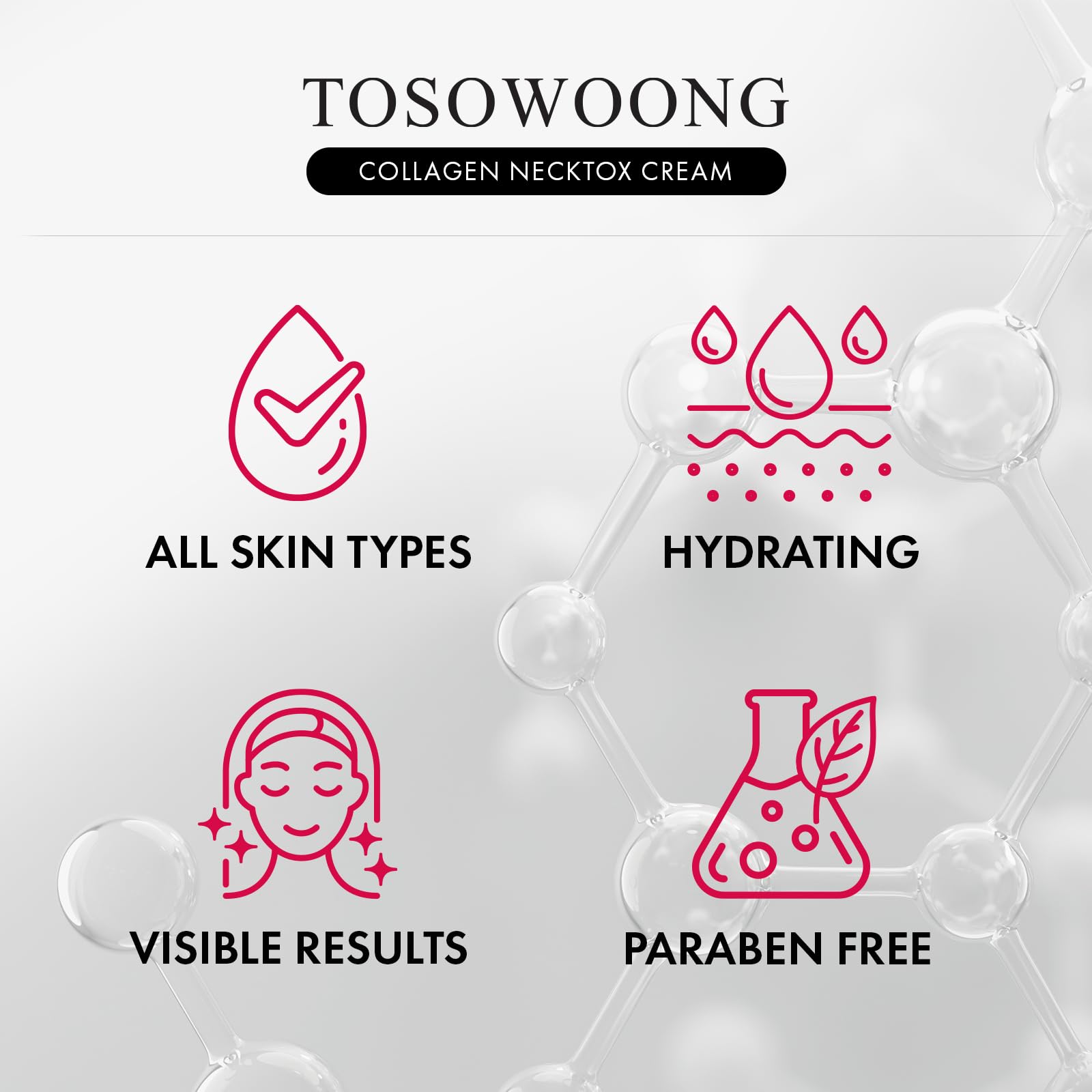 TOSOWOONG jar next to coin for size comparison to show portable skincare convenience