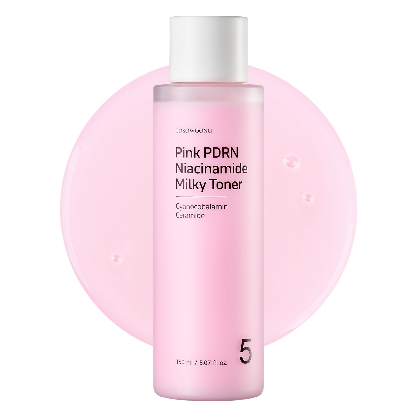 TOSOWOONG bottle front view showing product and brightening benefit