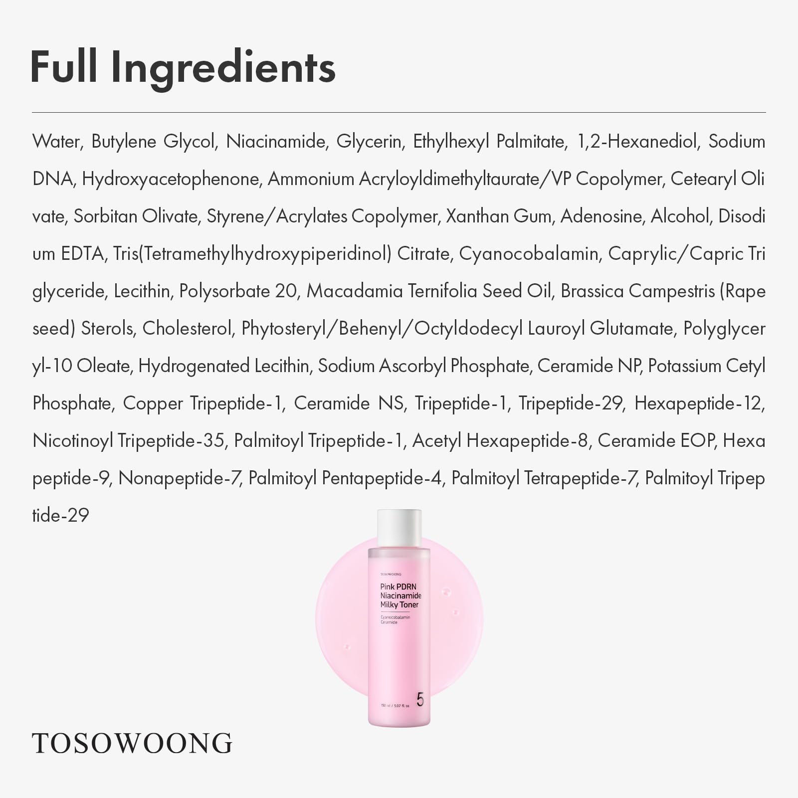 TOSOWOONG toner on bathroom vanity conveying daily routine glow