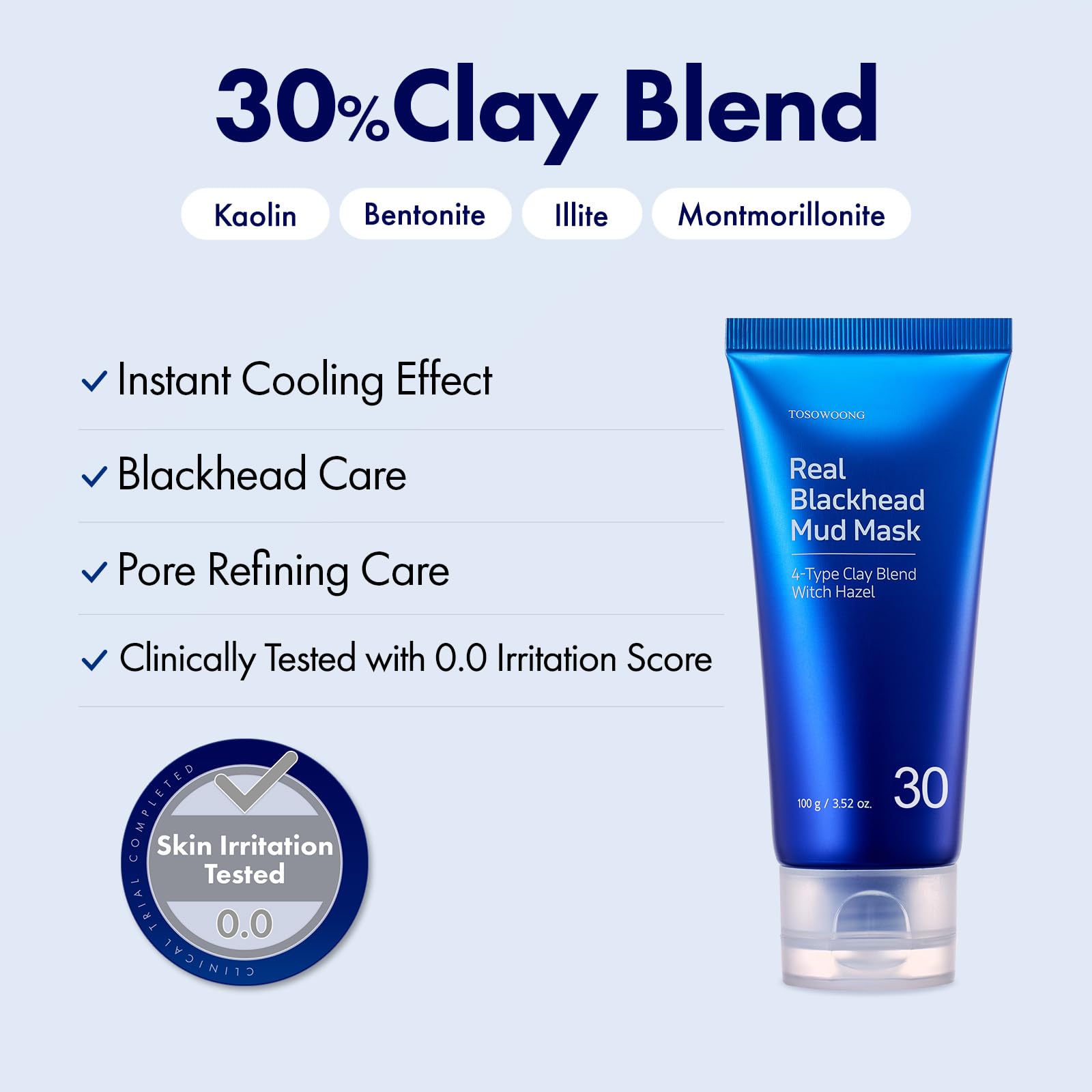 TOSOWOONG rinsing mask from skin showing easy removal and refreshed feeling