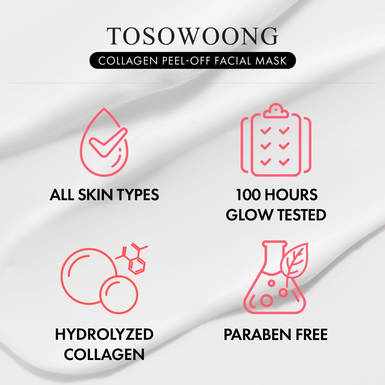 TOSOWOONG jar next to scale indicating compact size and travel convenience