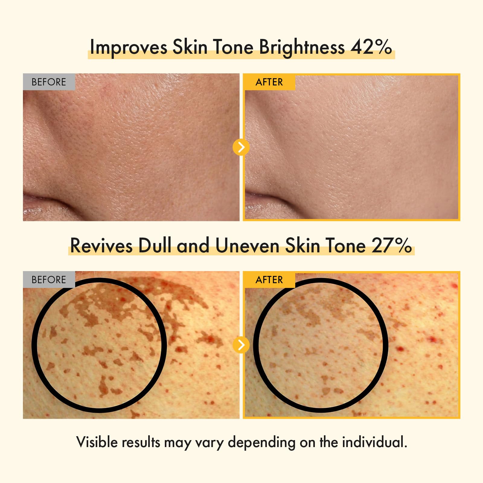 TOSOWOONG cream texture swirled on skin demonstrating smooth absorption benefit