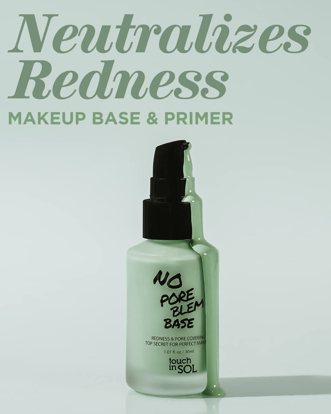 TOUCH IN SOL primer texture close-up highlighting silky, non-sticky finish