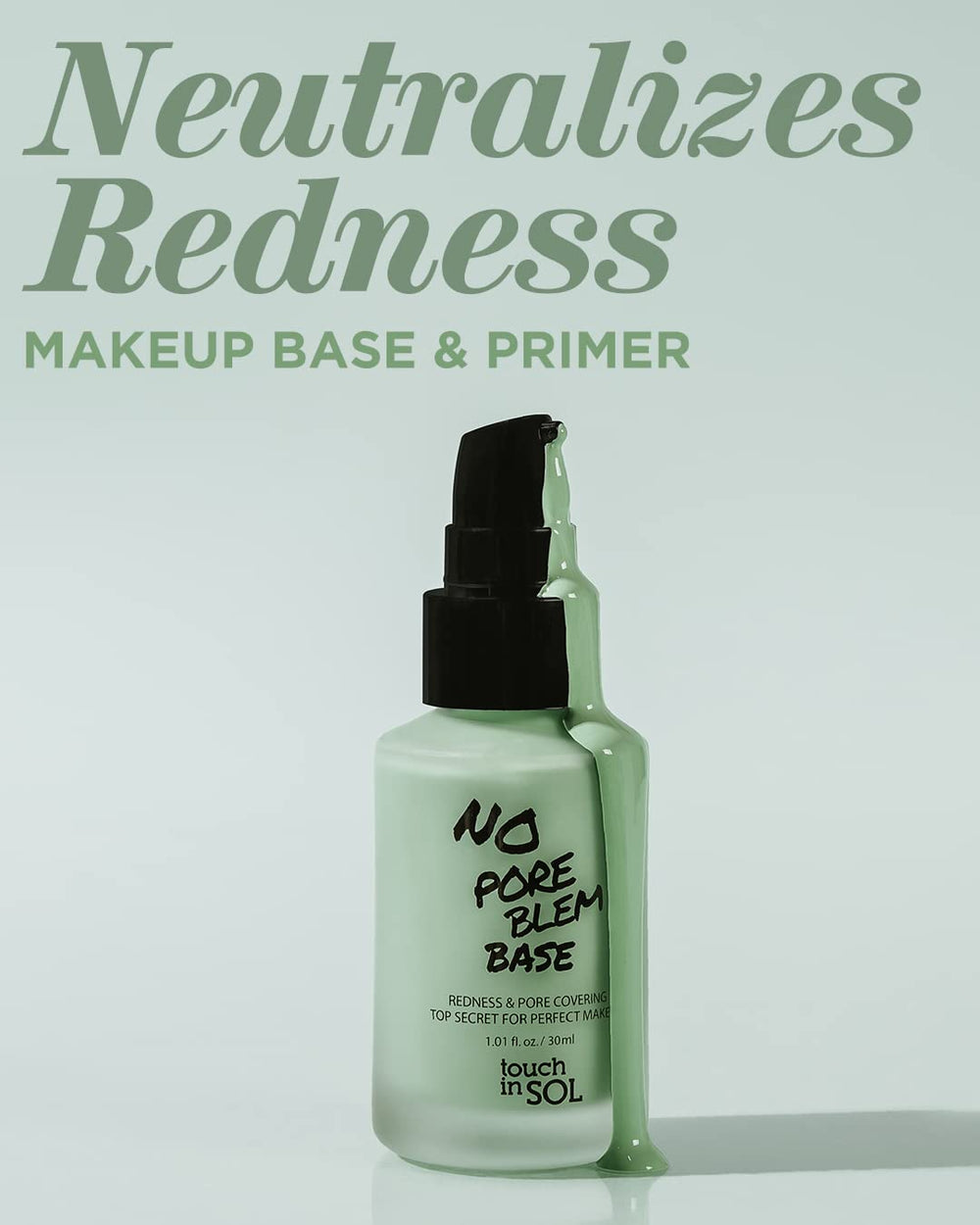 TOUCH IN SOL primer texture close-up highlighting silky, non-sticky finish