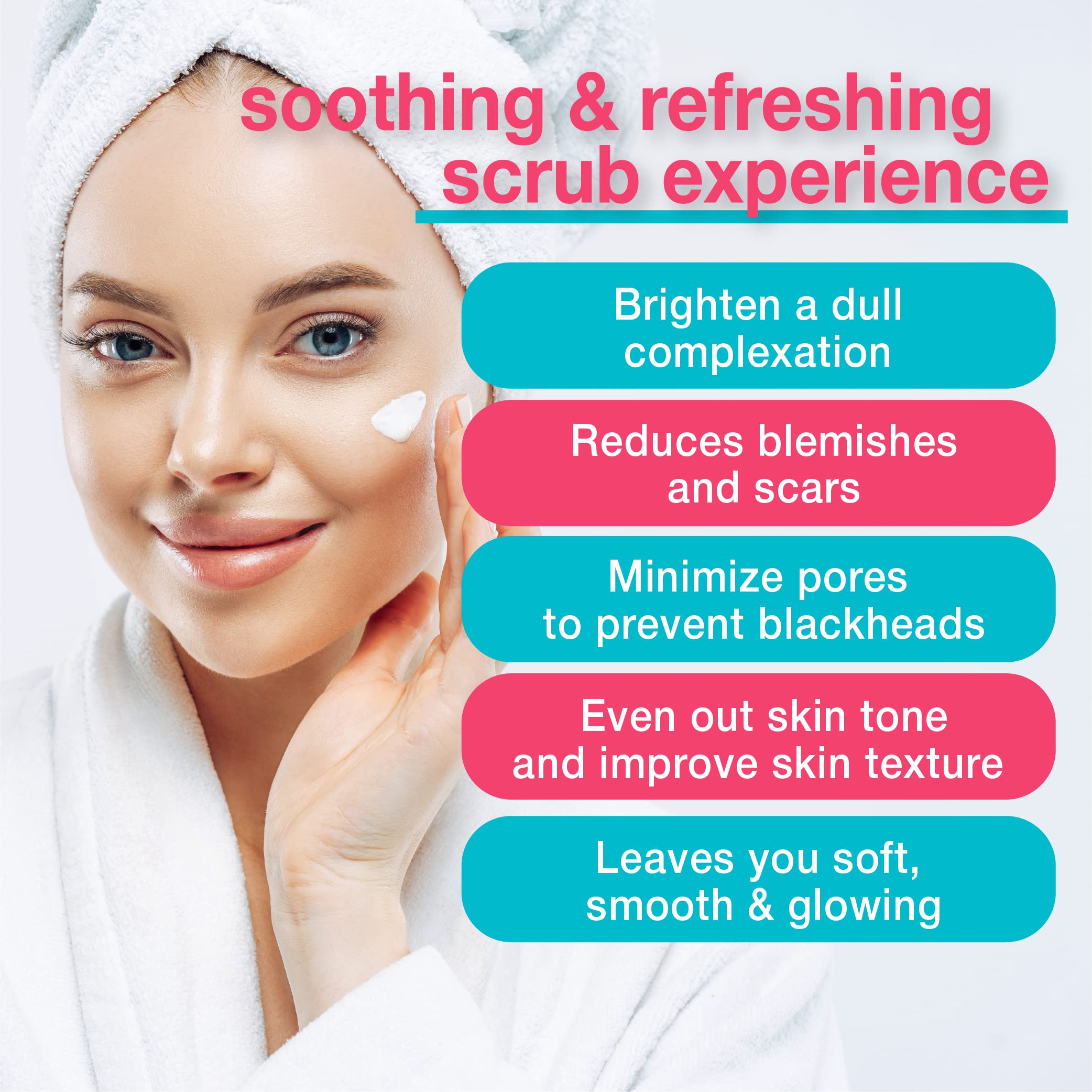 TOUCH cream texture close-up highlighting fine exfoliating crystals and smooth glide