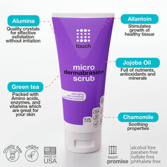TOUCH tube open with cream visible showing easy-dispense convenience