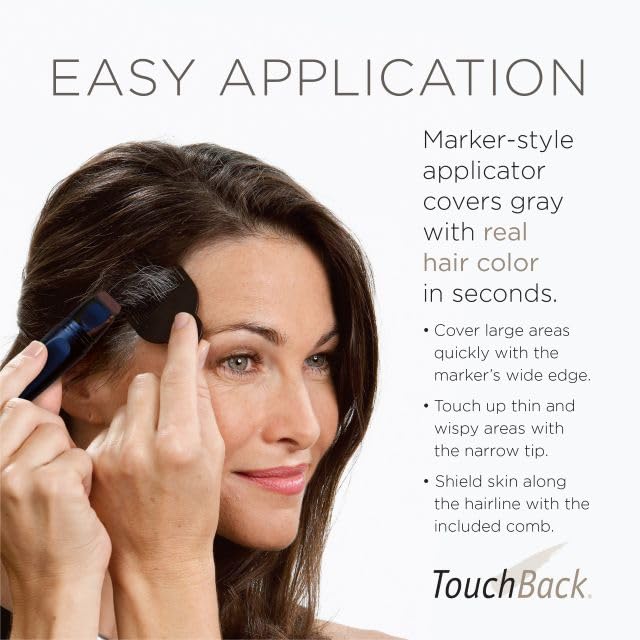 TouchBack Pro close-up blending with permanent dye for realistic finish