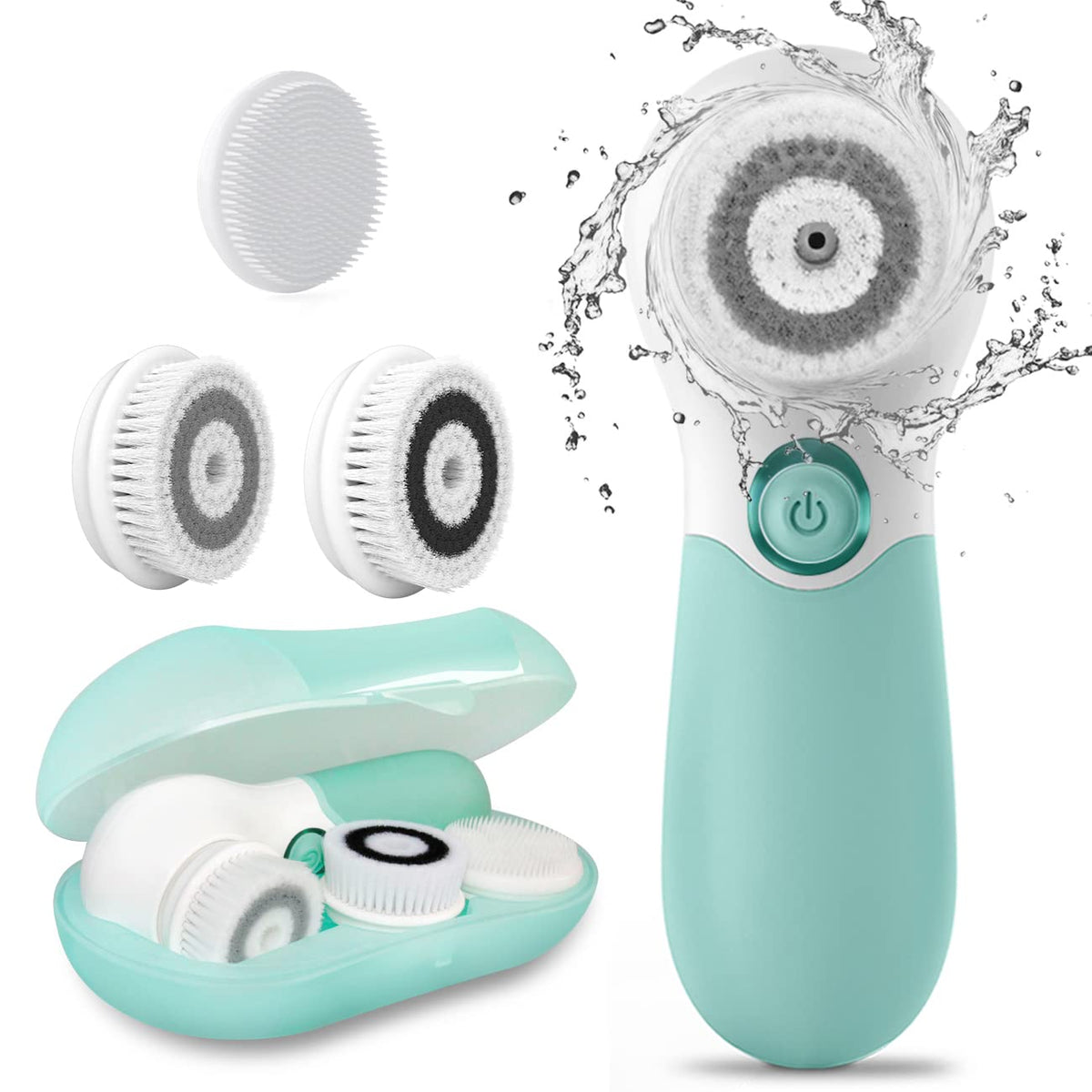 TOUCHBeauty front view showing unit and brush heads for clear product overview and benefit