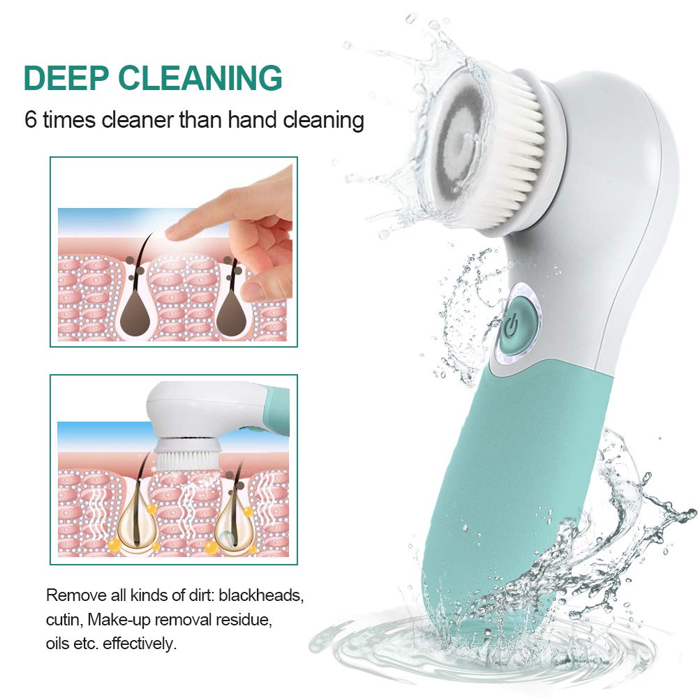 TOUCHBeauty close detail of silicone brush head showing hygienic soothing surface