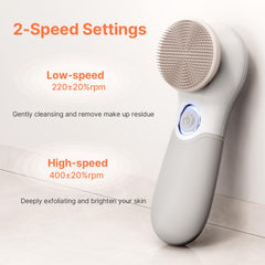 TOUCHBeauty soft fiber brush head close-up for gentle daily cleansing