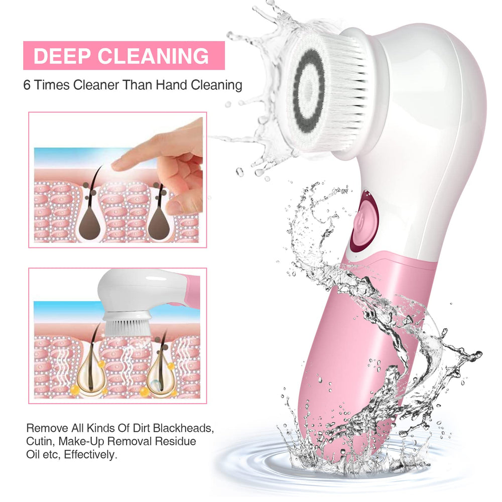TOUCHBeauty soft fiber head detail for gentle exfoliation benefit