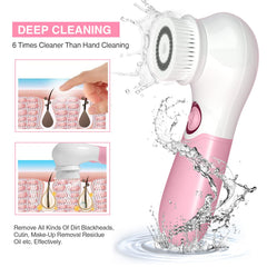 TOUCHBeauty soft fiber head detail for gentle exfoliation benefit