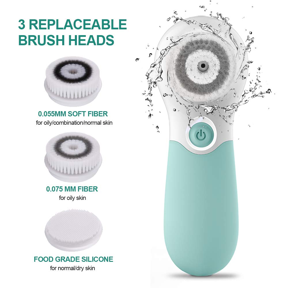 TOUCHBeauty close-up of soft fiber head highlighting gentle cleansing performance