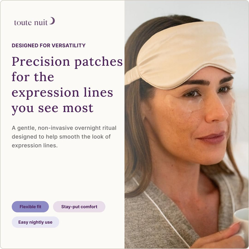 Toute Nuit adhesive texture detail showing gentle hold benefit