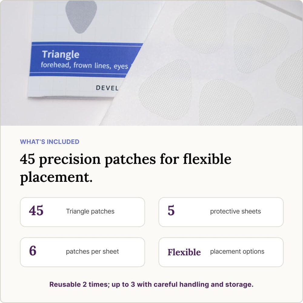Toute Nuit patches worn overnight showing comfortable sleep benefit