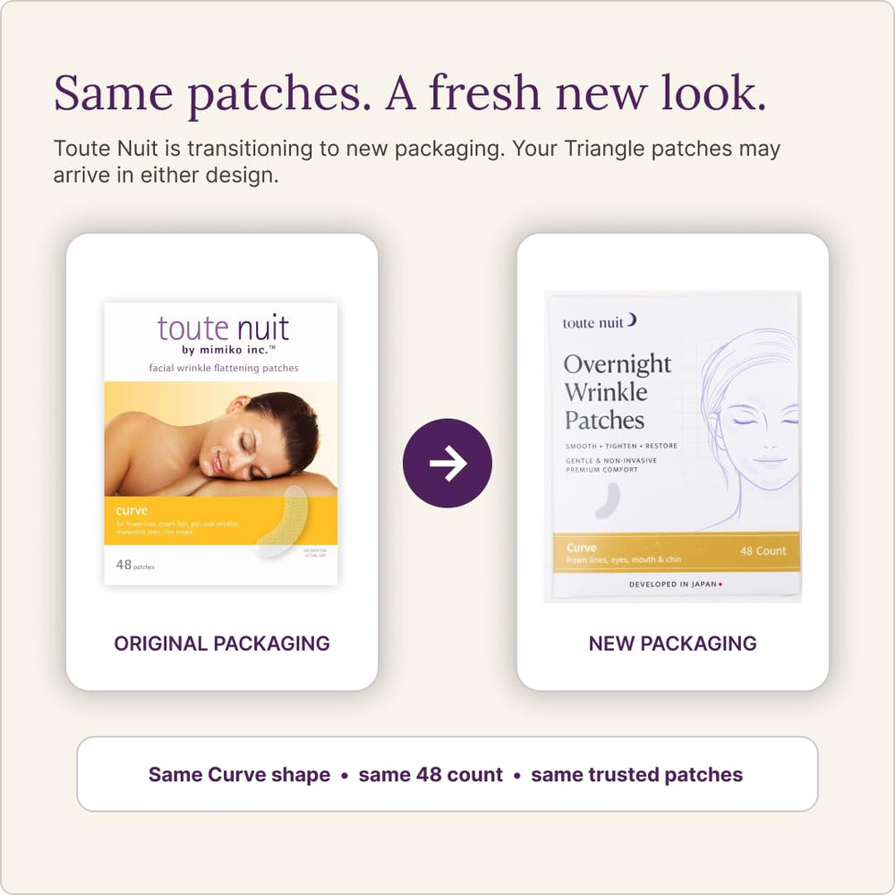 Toute Nuit close-up of patch texture demonstrating thin, transparent fit