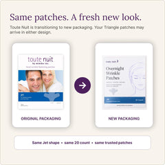 Toute Nuit patch close-up showing thin material and smoothing effect