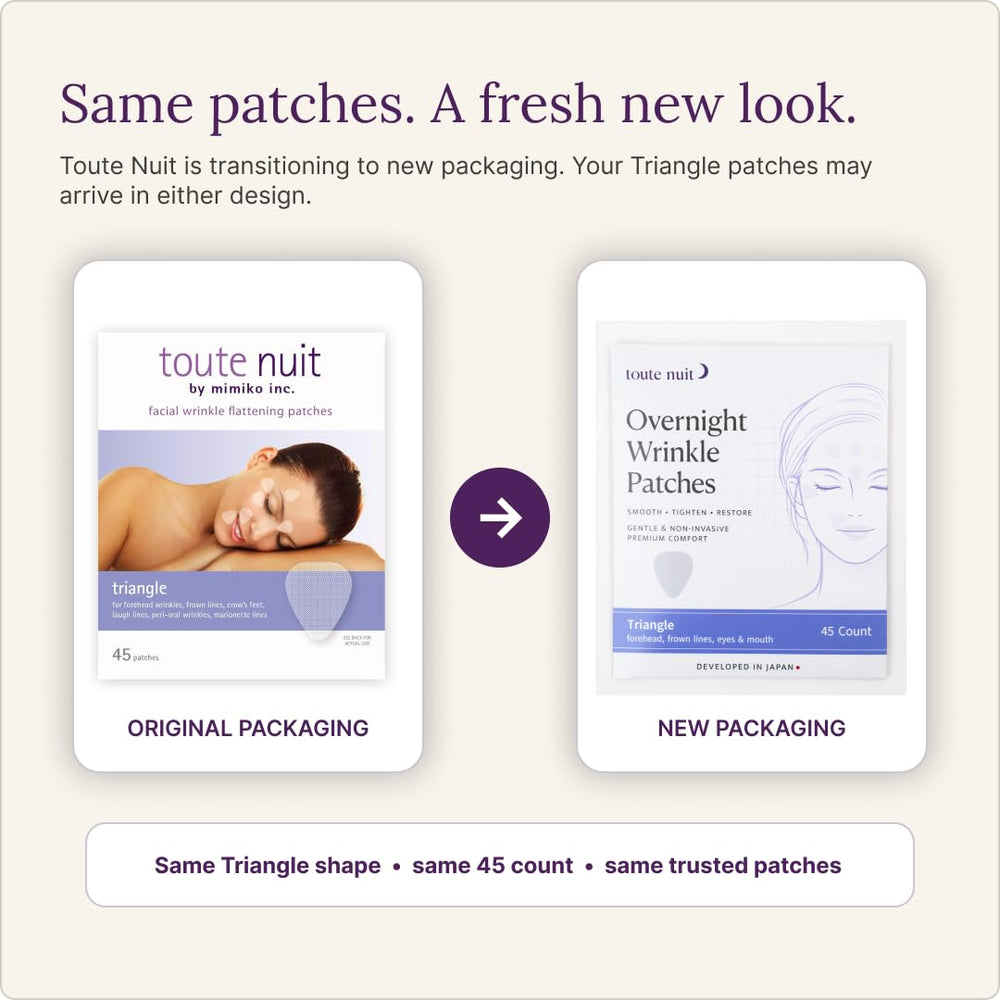 Toute Nuit sheet close-up displaying triangle patches clearly