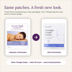 Toute Nuit sheet close-up displaying triangle patches clearly