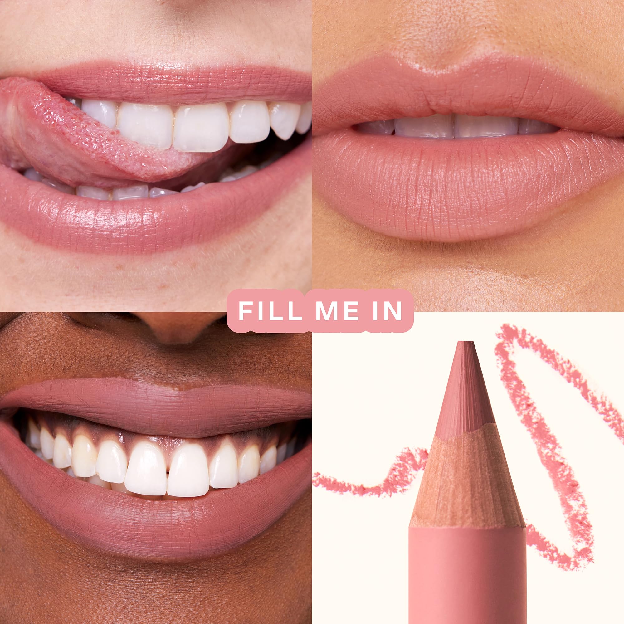 Tower 28 arm swatches of OneLiner rosy nude showing buildable pigment options