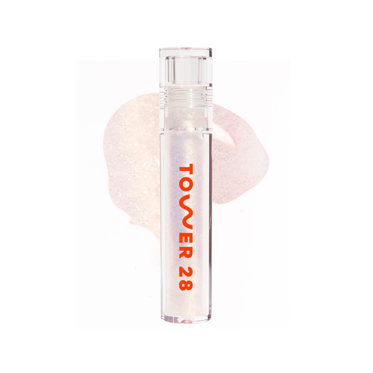 Tower 28 front packaging showing glossy tube and product benefit of clean formula