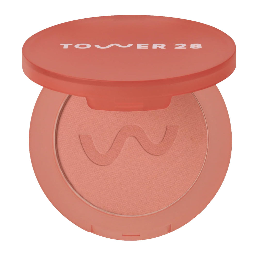 Tower 28 front packaging showing compact and shade name for easy selection