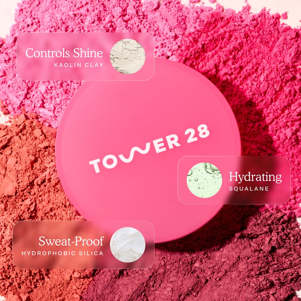 Tower 28 sweat-resistant demonstration showing longevity through heat benefit
