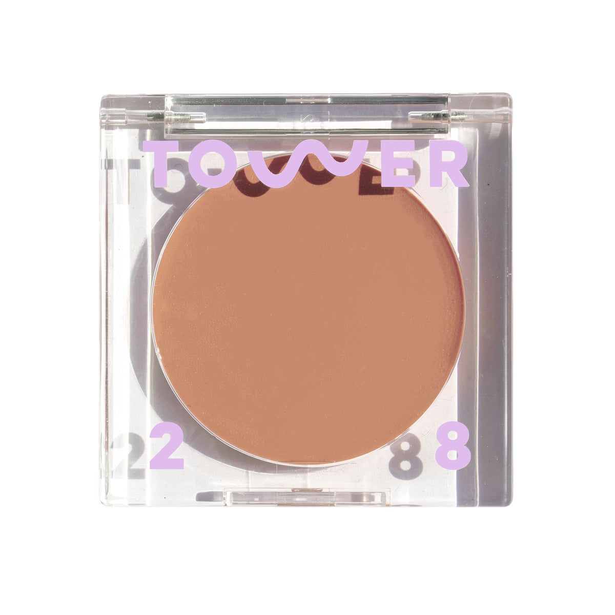 Tower 28 front packaging showing compact bronzer balm, clear neutral shade benefit