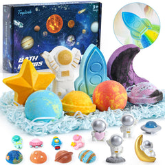 Toylink front packaging showing colorful space-themed gift box and toys