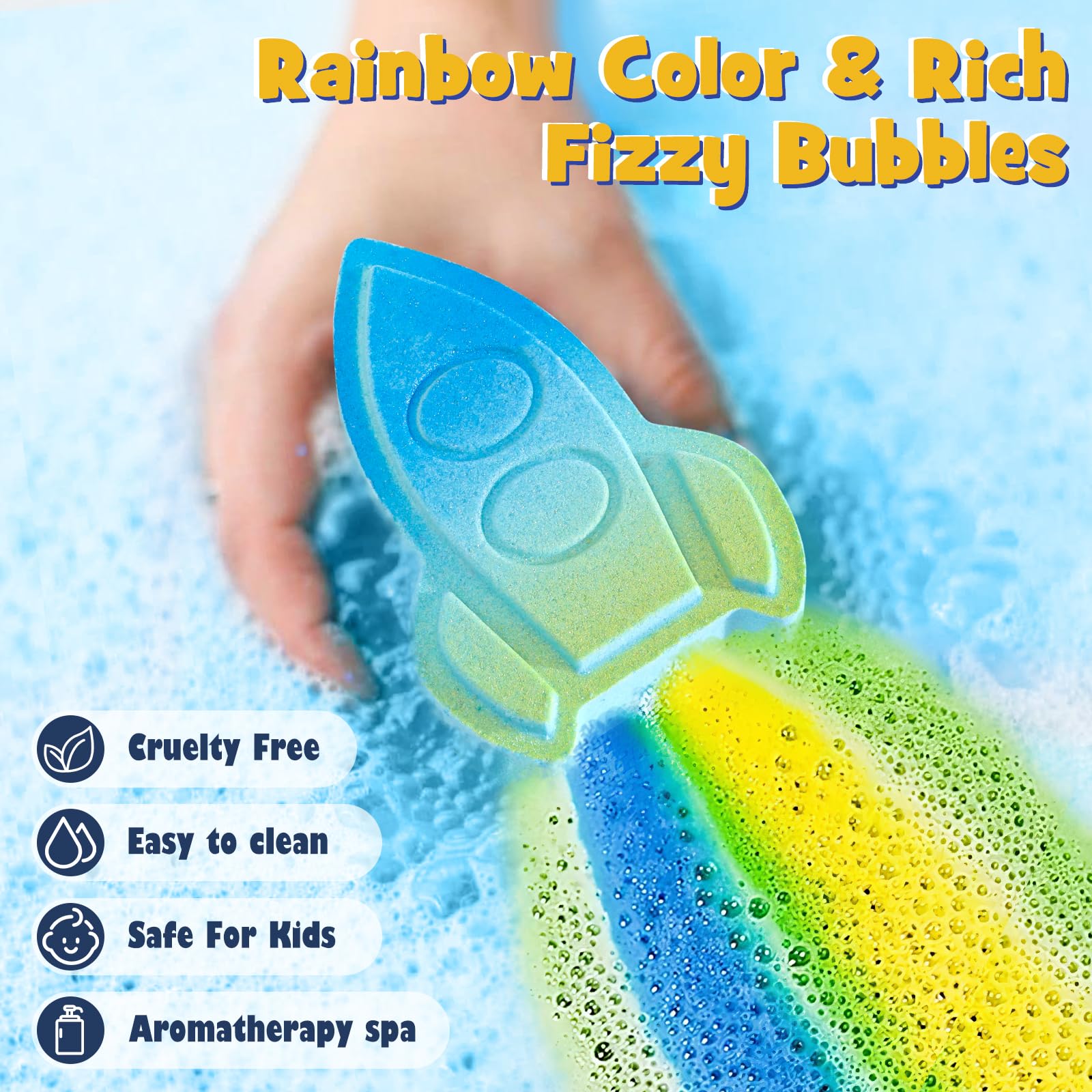Toylink revealed space toy inside bath bomb promoting surprise play