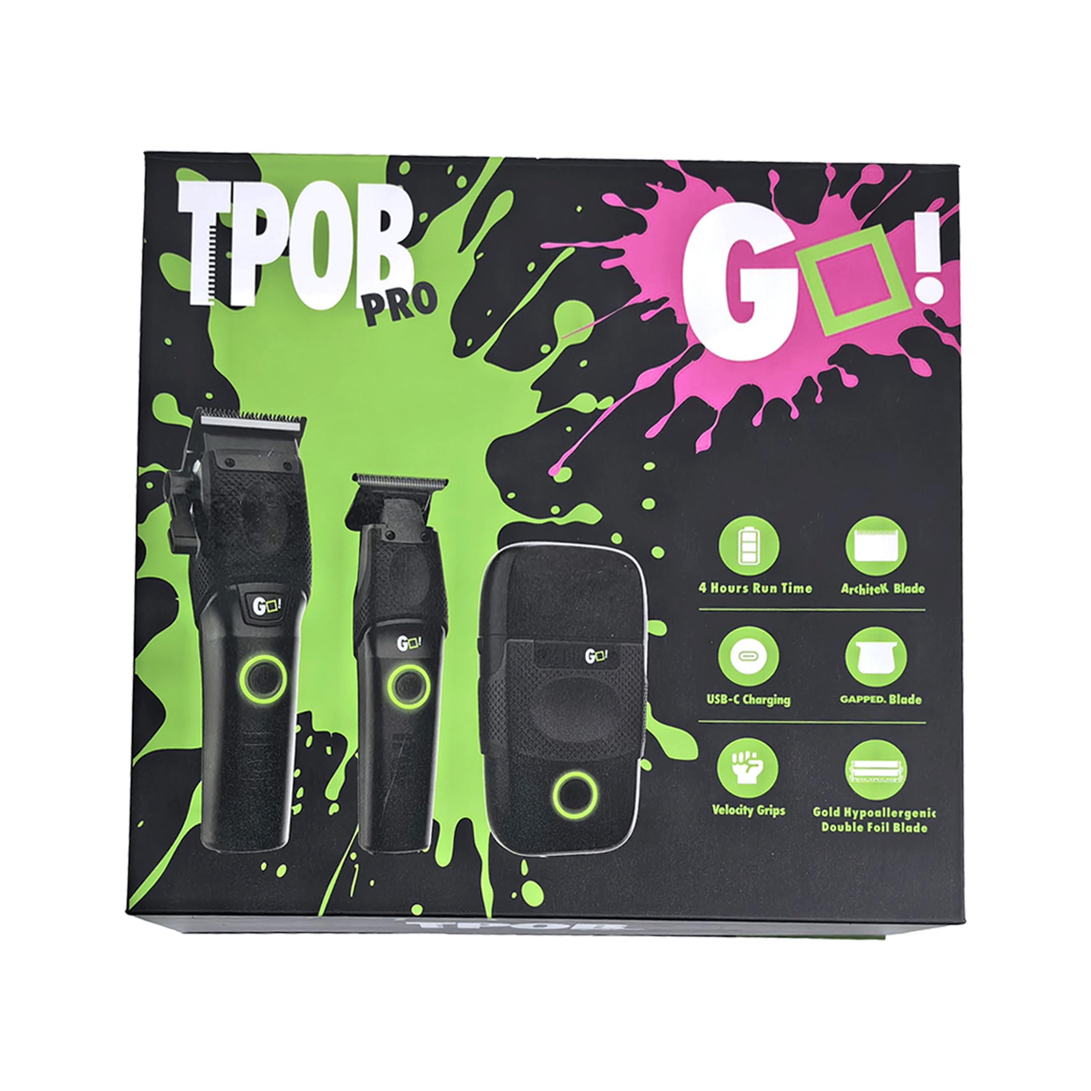 TPOB set on barber station illustrating salon-ready organization advantage