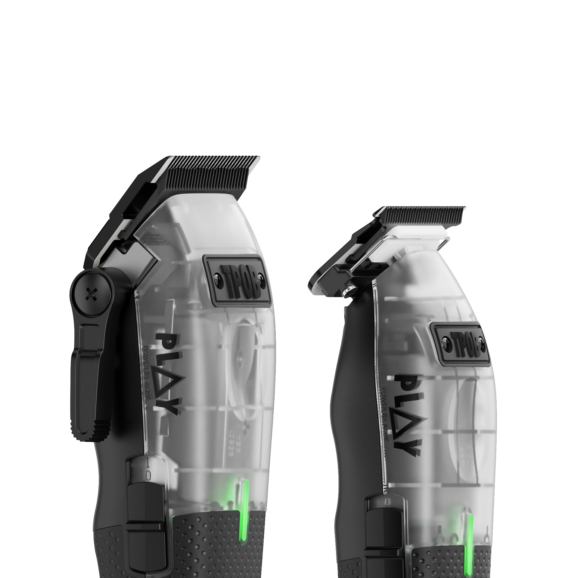 TPOB Mini Play held in hand to show compact size and improved control during trims