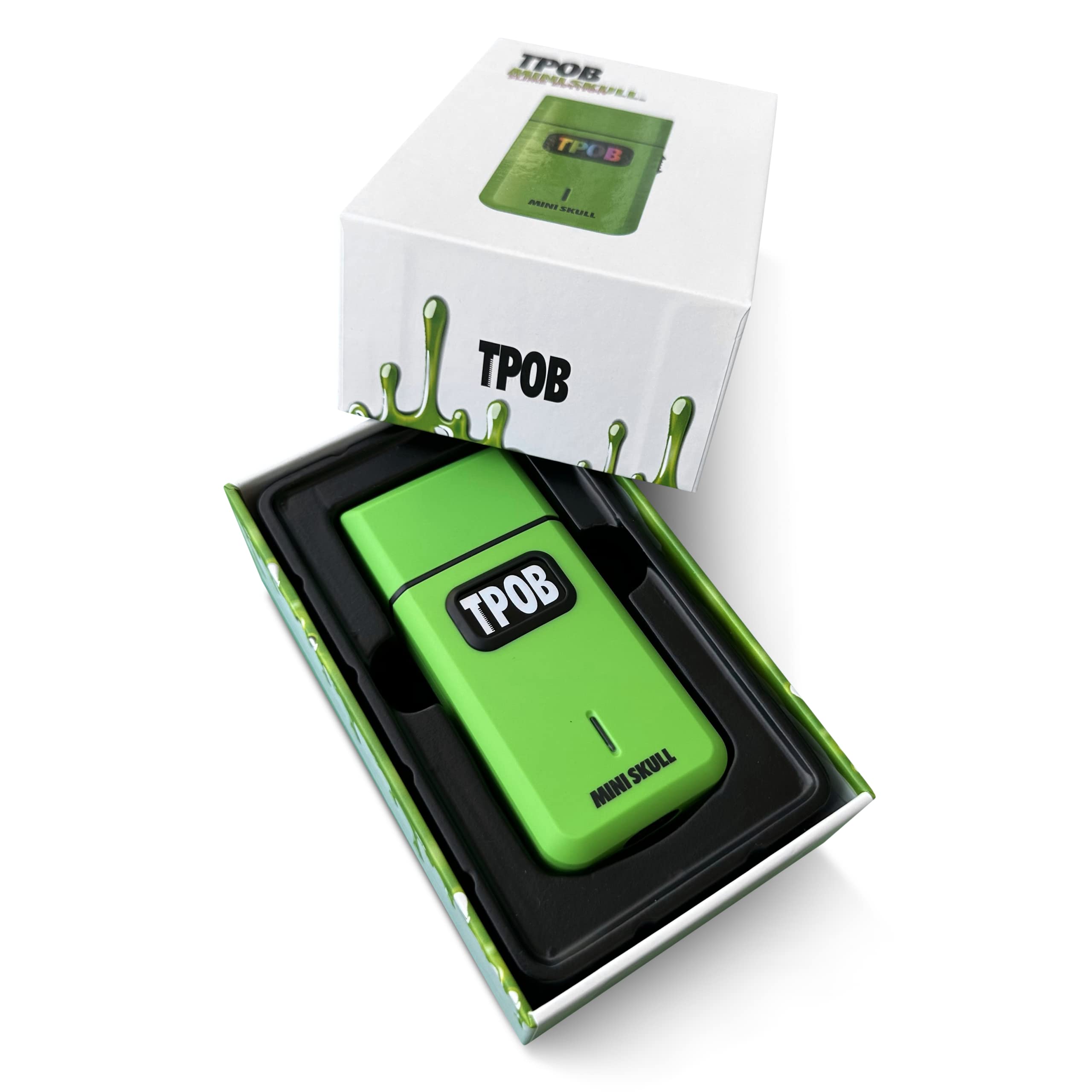 TPOB Mini Skull side profile highlighting ergonomic grip for steady handling