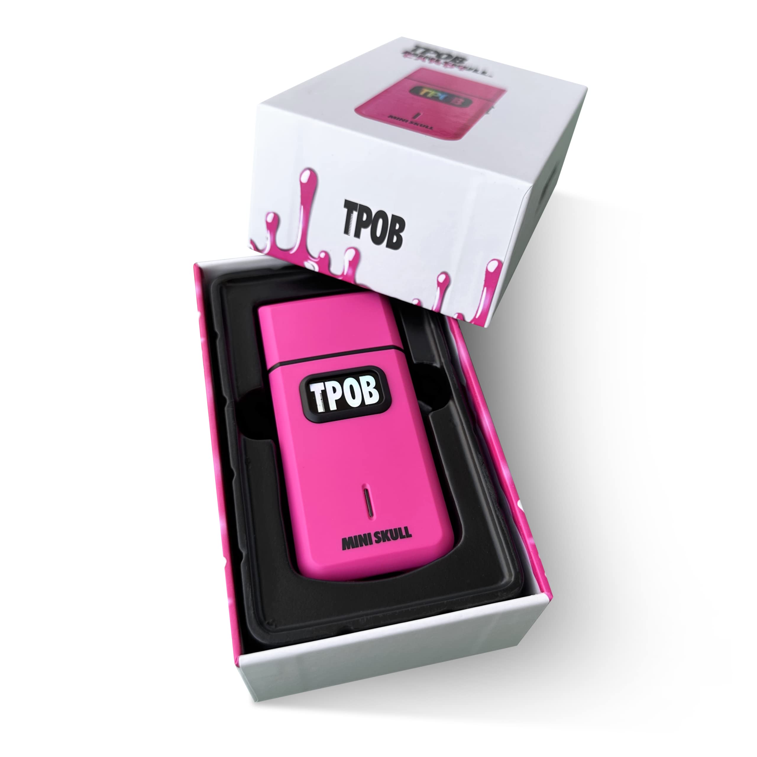 TPOB Mini Skull side profile highlighting textured grip for control