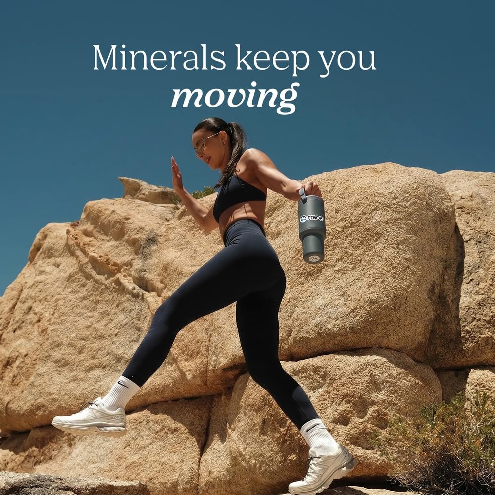 Trace Minerals ingredient label close-up highlighting mineral source
