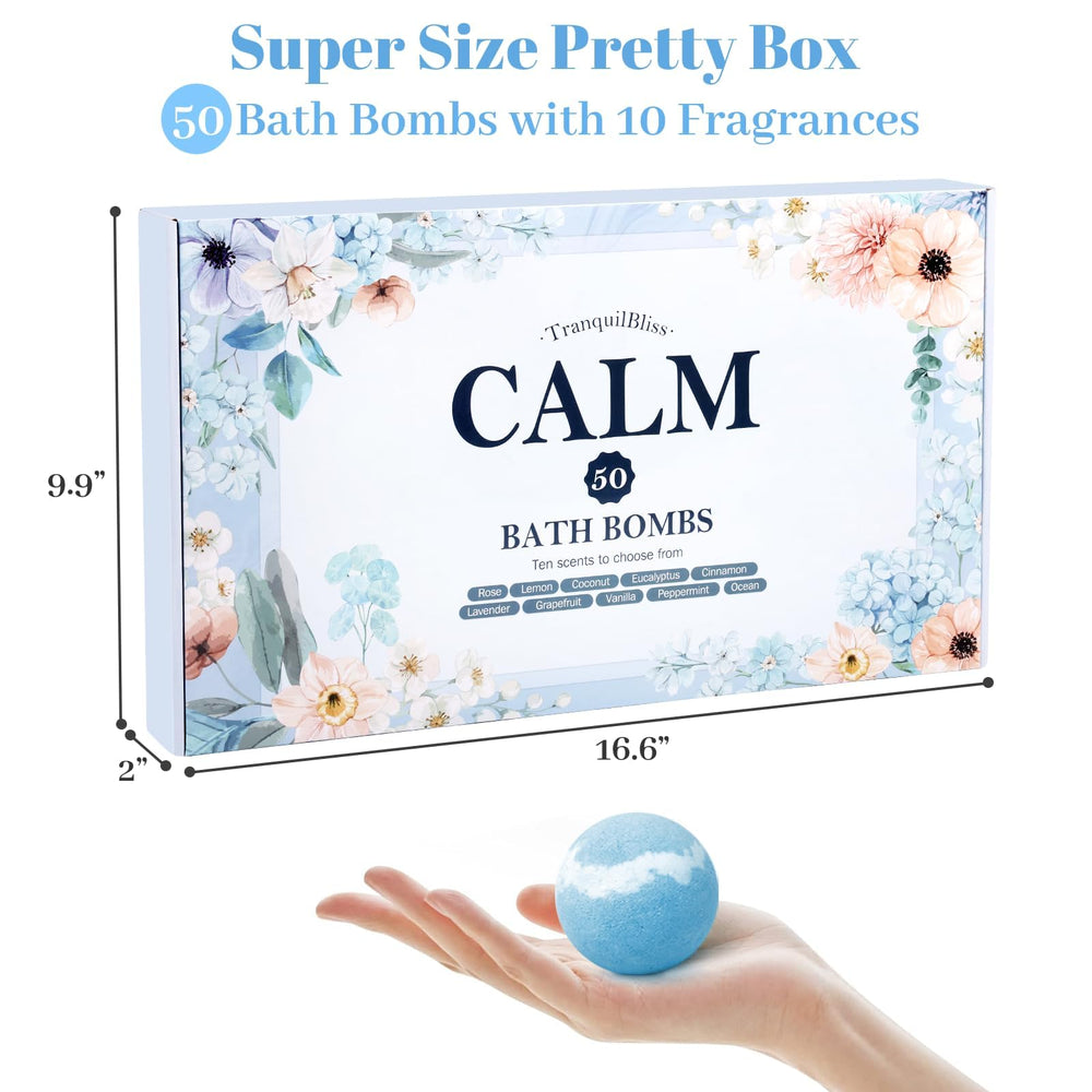 TranquilBliss single wrapped bath bomb demonstrating moisture protection