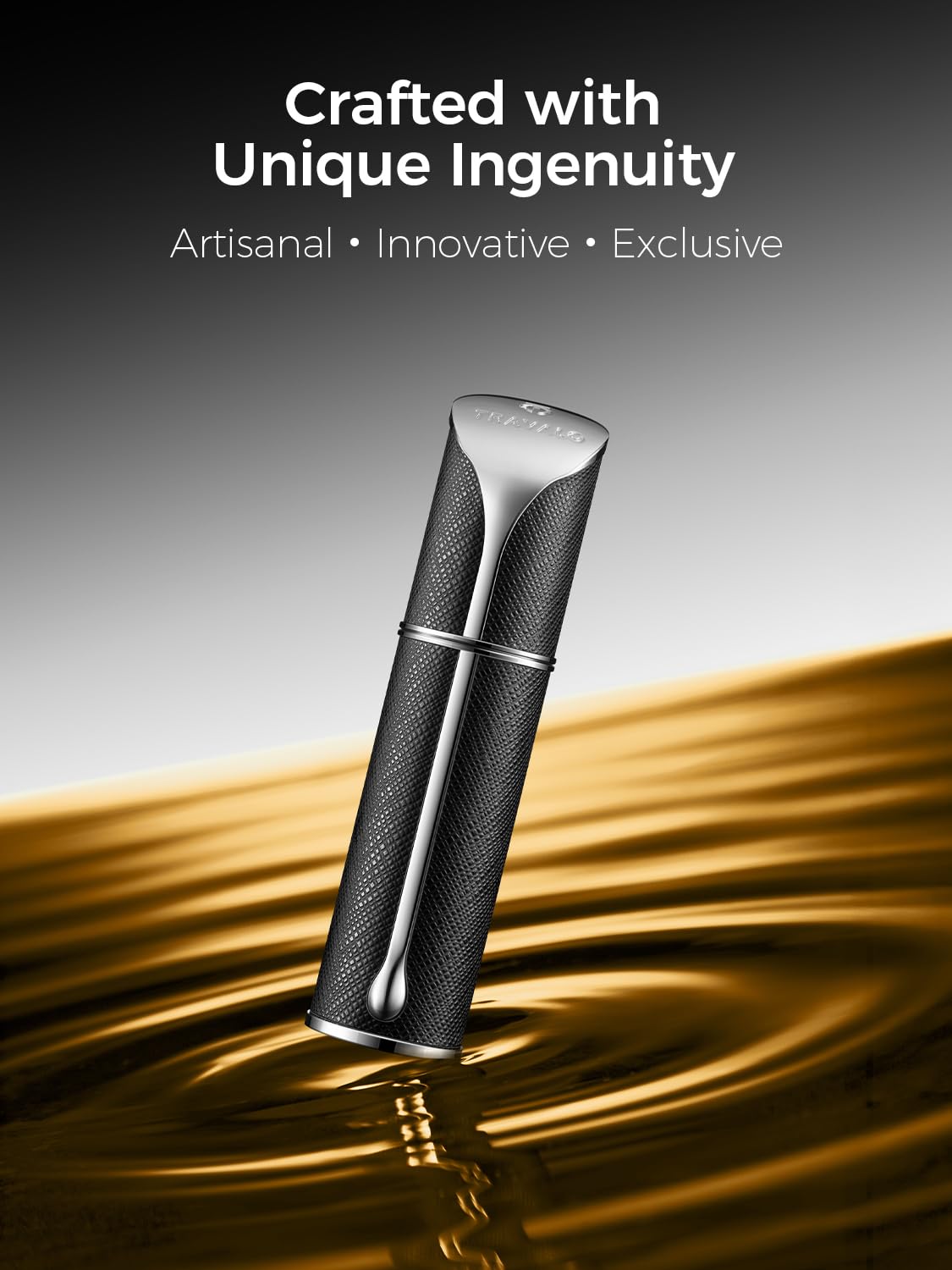 Travalo AQUA open revealing inner vial and airtight seal to prevent leaks
