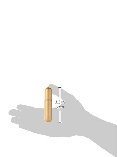 Travalo brand visible window showing liquid fill level for precise refills