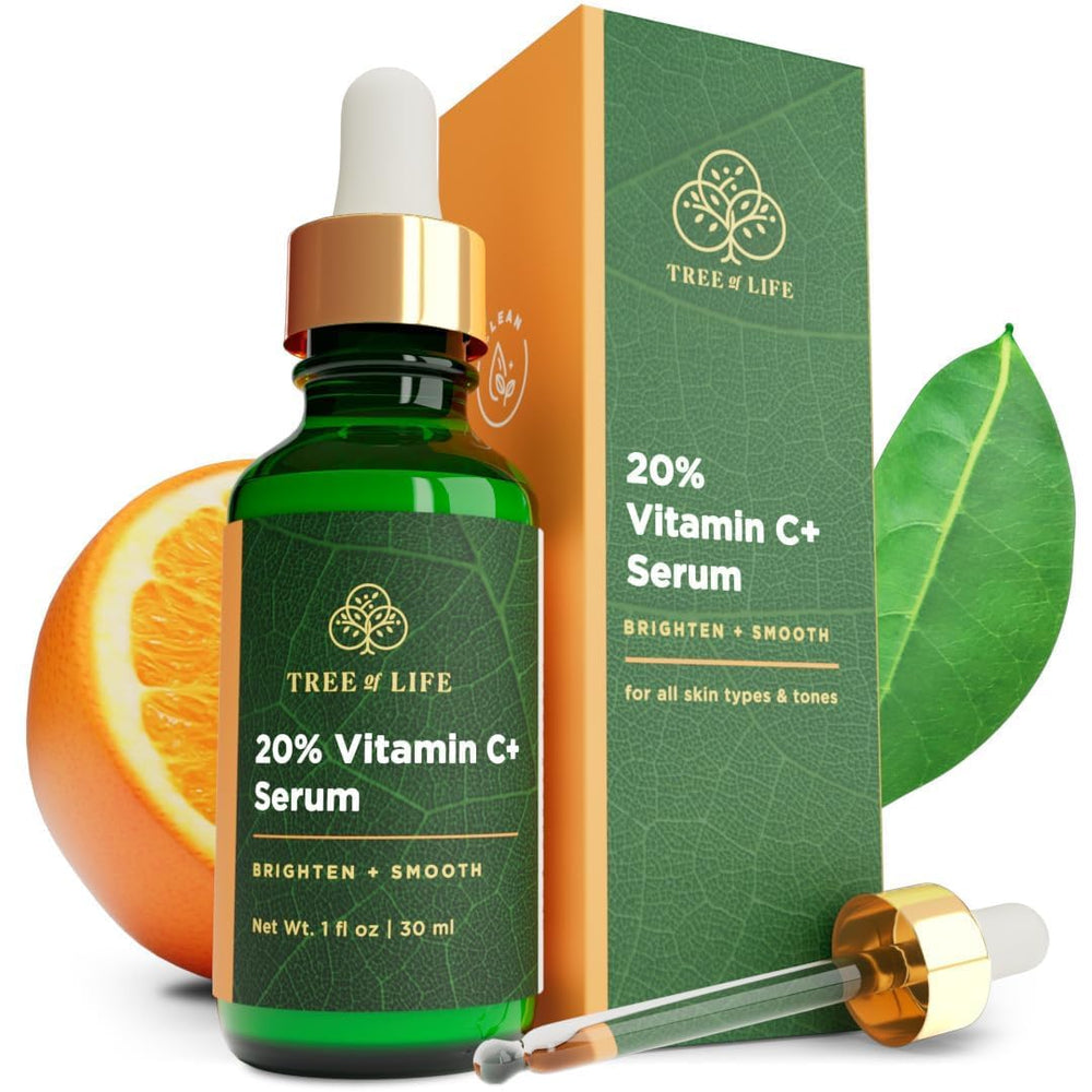 Tree of Life front bottle showing label and 1 fl oz size for clear product identification