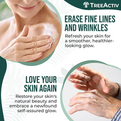 TreeActiv jar next to a hand for size comparison and long-lasting 500+ uses benefit