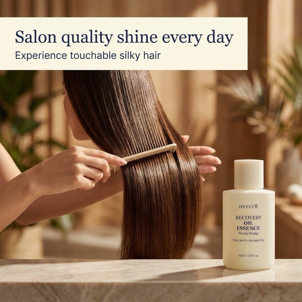 TREECELL styling use during blowdry displaying heat-prep protection and manageability