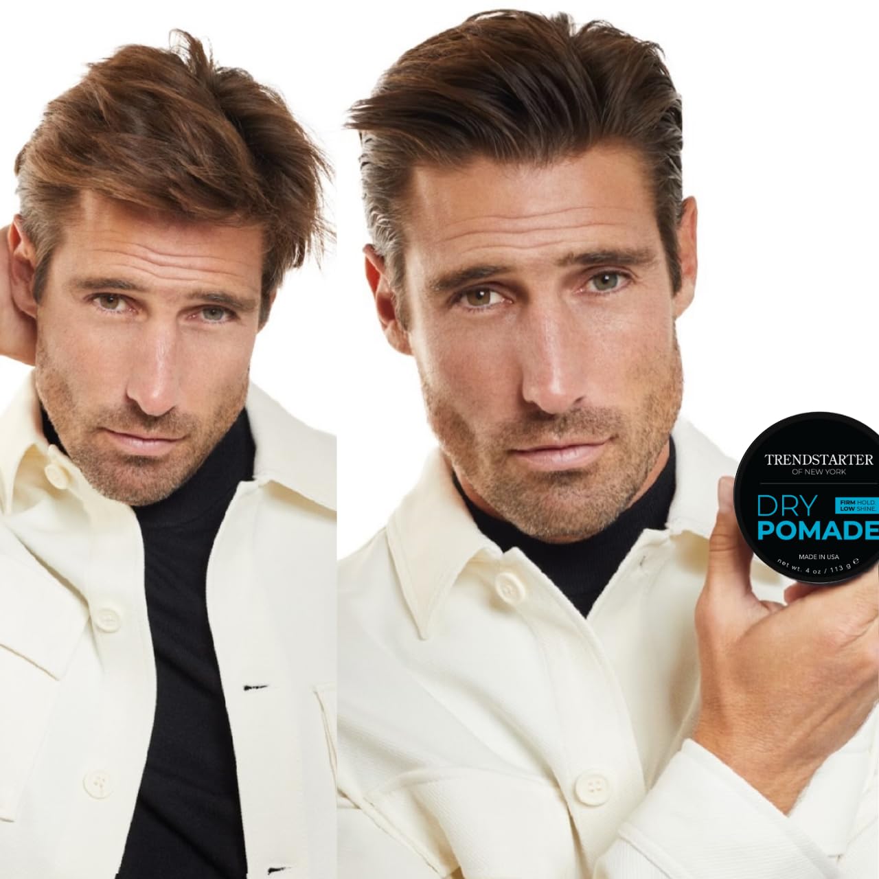 TRENDSTARTER open jar revealing dry-gel texture for easy application