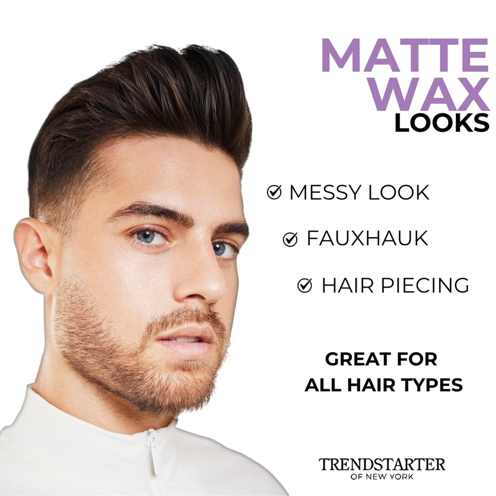 TRENDSTARTER applying product on palms demonstrating firm hold and control