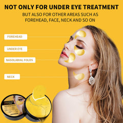 Treondexir eye mask applied in use delivering cooling comfort